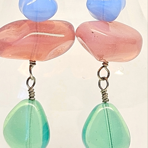 Glass Beaded Earrings - Picture 4 of 8